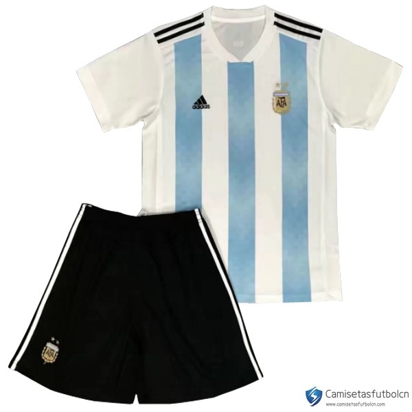 Camiseta Seleccion Argentina Niño Primera equipo 2018